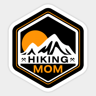 The Mountain Calling For Hiking Mom Quote Sticker